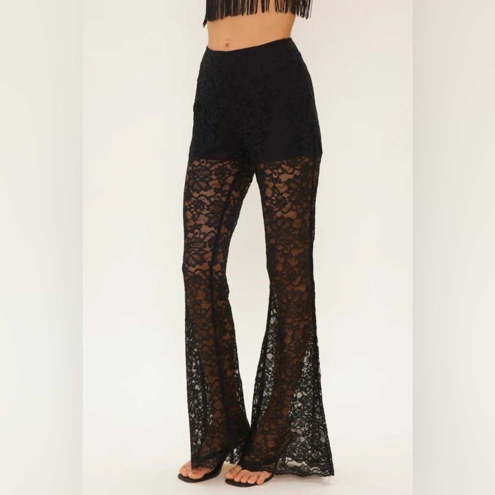 Lace pants